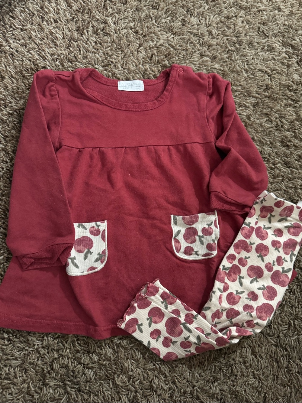 Rene Rofe baby Red Apple Pocket set